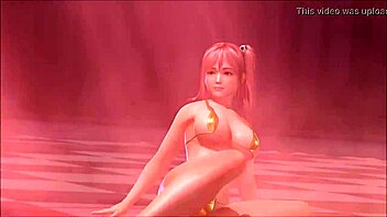 The character performs an energetic dance in the game.