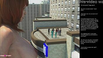 In this 3D cartoon episode 31, the small character makes a big gesture in the apple scene leading to intense sex.