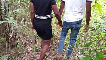 got him in bed to taste my fat ebony pussy