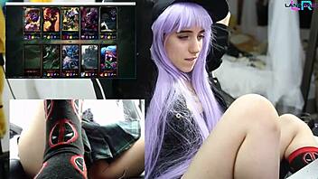 Teen Masturbates During League URF Game