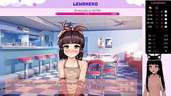 hell yeah! lewdneko plays order us with naked action