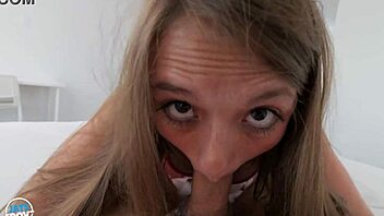 mira monroe gets creampied in pov casting with tiny brunette teen 😏