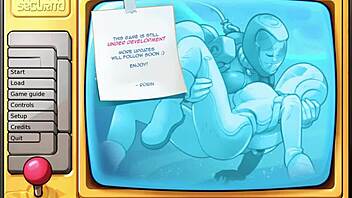 playing space rescue code pink with yi-jie and her workout droid. curvy hentai action in 3d gets wild!