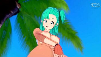 bulma caught masturbating in kame house dragon ball?