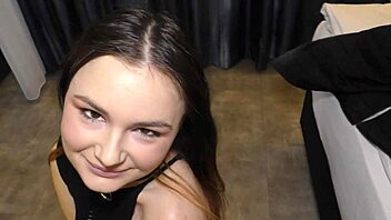 Can shy teen Viven Doll handle first BBC?