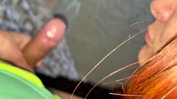 Why didn't I wear the mask? I take all his cum from that big cock in my mouth!