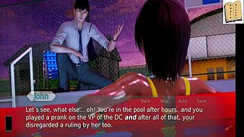 i'm lovin academy 128 in dis hentai anime game serie