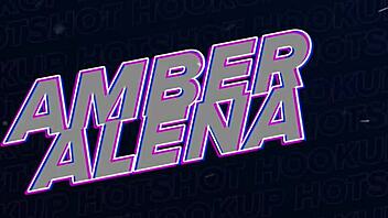 Big-Titted Hoe Amber Alena Milks Massive Dick with Huge Pair in Sloppy Action