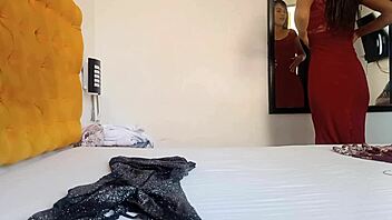 watch stepmom banged hard in 9th month, riding cowgirl and squirting close up