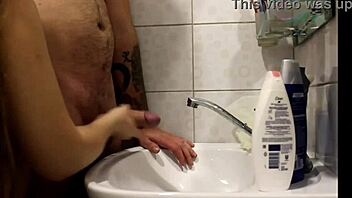 Helped with his morning boner