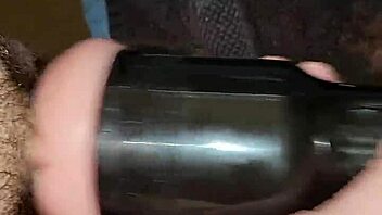 guy strokes monster cock with fleshlight and cums hard