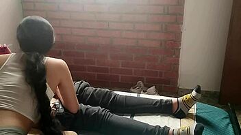 Feeling Intense Passion as Cute Wife Gives Blowjob with Wet Pussy Dripping