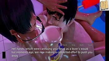 i'm lovin academy 128 in dis hentai anime game serie