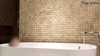 Bath Time Fun at Luxury Hotel