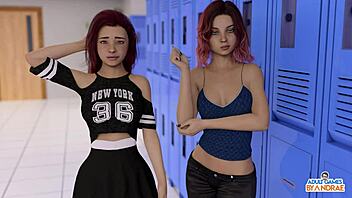 Feeling seductive in fishnets, unveiling curvy body