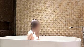 Bath Time Fun at Luxury Hotel