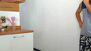 Husband In Shower, I Fuck His Friend Risky Sex