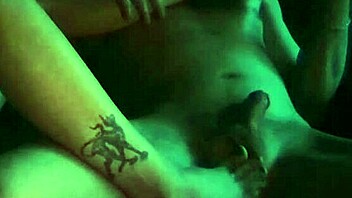 sexy oiled footjob for stepbrother with toe licking