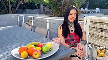 laeticia, a beautiful french woman with strong character.