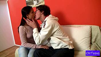 Frantik and Mira banging in dorm living room