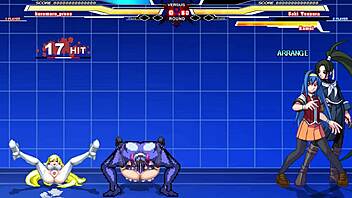 kuromaru vs arcana heart intense sex scene
