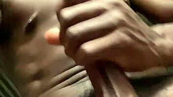 Got so horny i had to stroke my big cock to milk it out