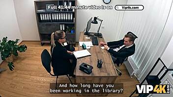 Vip4k czech casting interview leads to fast cum with tight pussy big tits