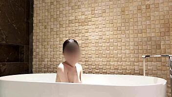 Bath Time Fun at Luxury Hotel