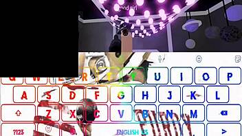 high stockings girl set to drive you wild.