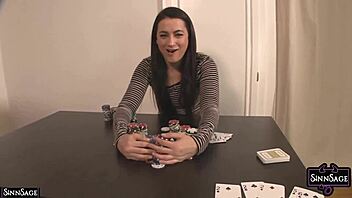 Georgia Jones can't stop licking Sinn Sage's hairy muff till she cums.