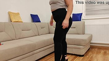 try on haul with leggings and tight pants