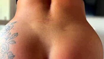 christmas quickie with ebony babe bent over monster cock