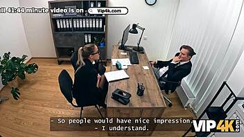 Vip4k czech casting interview leads to fast cum with tight pussy big tits