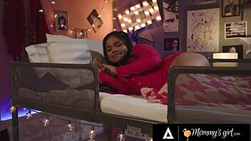 milf dee williams catches petite 18+ squirters in rough act