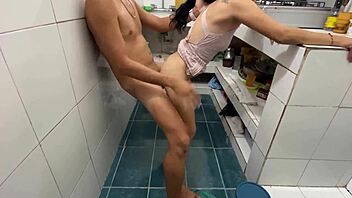 Holy Hell, I Nail My Tiny 18-Year-Old Stepdaughter Hard!