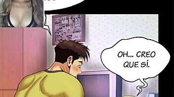 My aunt's erotic chapter unfolds in this hentai comic.