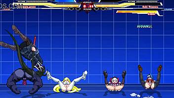 kuromaru vs arcana heart intense sex scene