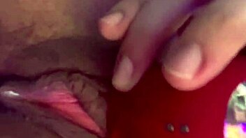 feel the vibrator on my tight pussy