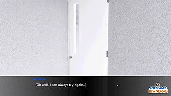 Feeling seductive in fishnets, unveiling curvy body