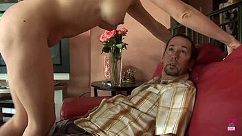 Watch Cassidy ride that big cock cowgirl style for cash!