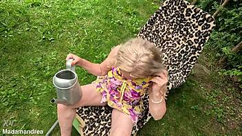 Seduced To Orgasm By The Watering Can