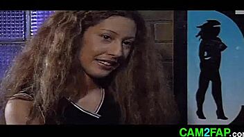 Teen brunette with great tits gets pounded hard