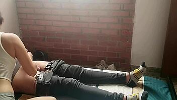 Feeling Intense Passion as Cute Wife Gives Blowjob with Wet Pussy Dripping