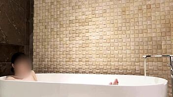 Bath Time Fun at Luxury Hotel