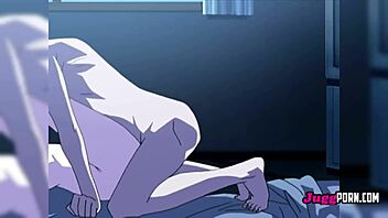 I seen the shy blue-haired girl get fucked at the resort