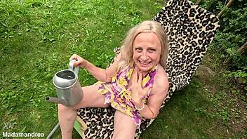 Seduced To Orgasm By The Watering Can