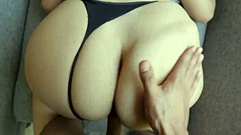 I lick my stepsister’s shaved pussy and spank her while banging doggystyle!