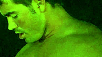 Tia Layne Bangs Romana Ryder with Glass Dildo Outdoors