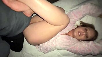 couple gets steamy with real hot sex under the night lights