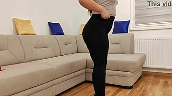 try on haul with leggings and tight pants